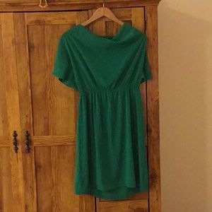 Green “A” line dress